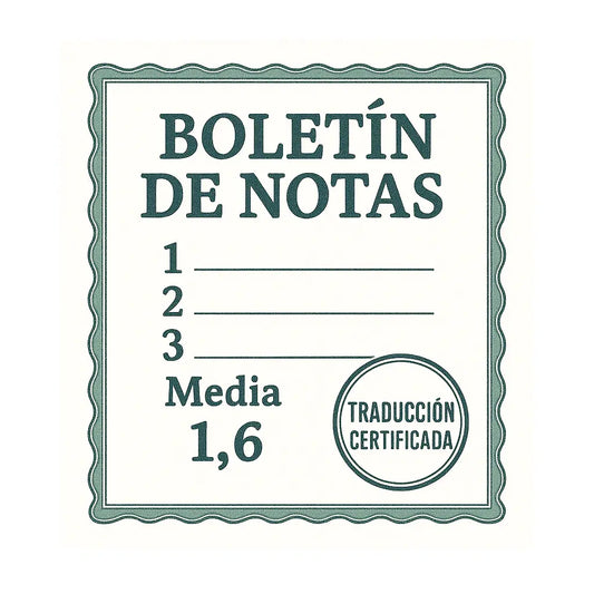 Boletín de notas