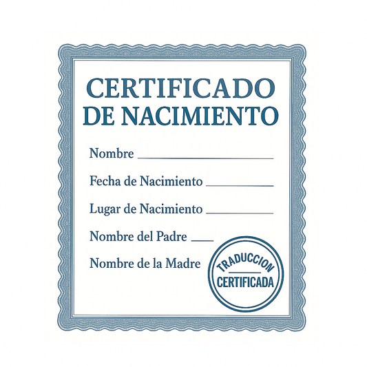 Certificado de Nacimiento