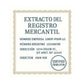 Extracto del Registro Mercantil
